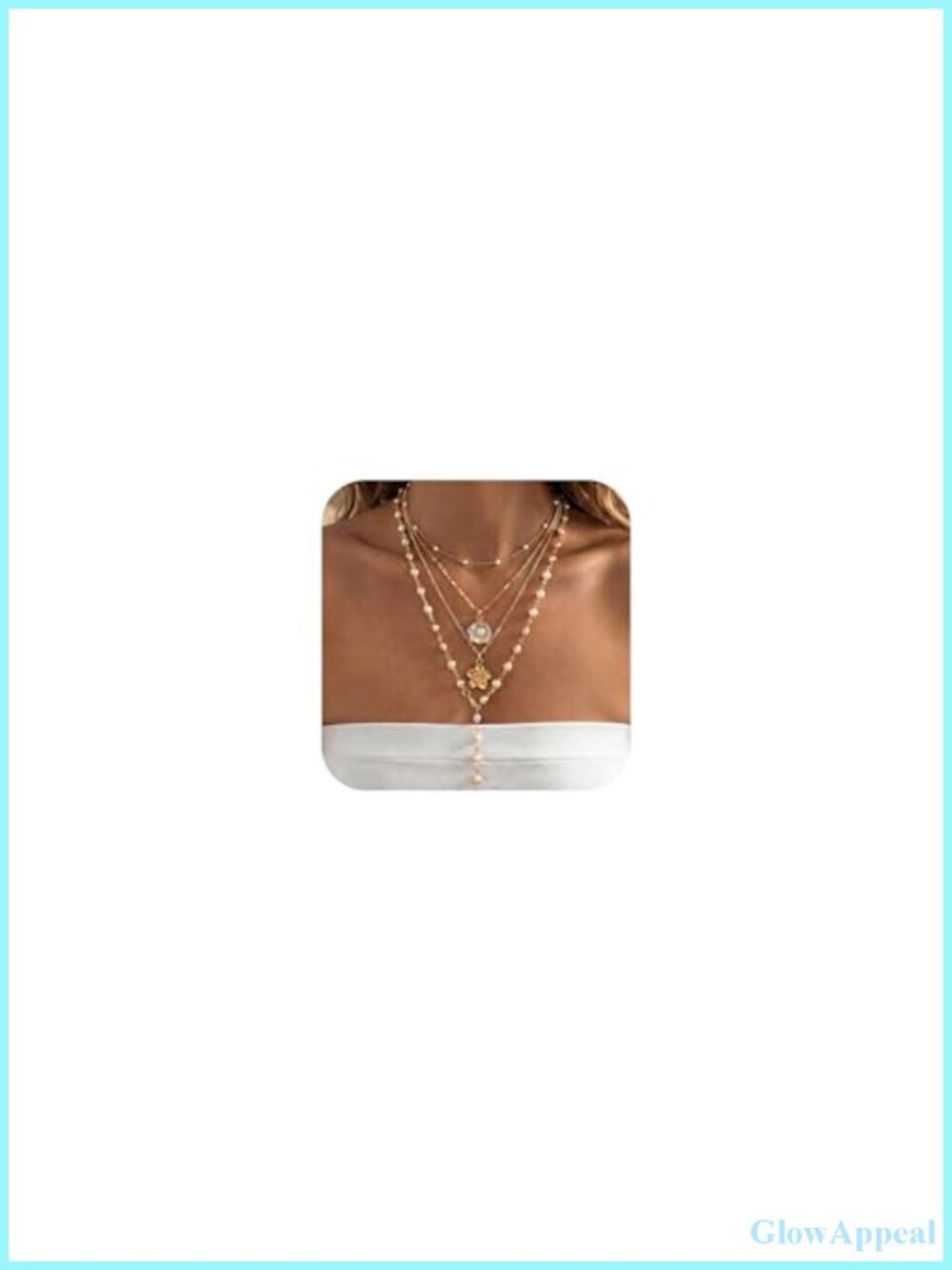 Shell Starfish Necklace Set Boho Beach Vacation Jewelry for Women